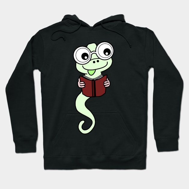 Book lover worm Hoodie by All About Nerds